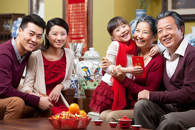 Tết sum vầy bên gia đình