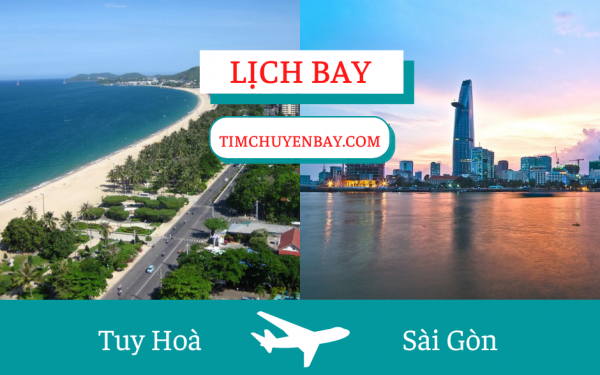 LỊCH TRÌNH CÁC CHUYẾN BAY KHỞI HÀNH TỪ TUY HÒA TRONG NGÀY