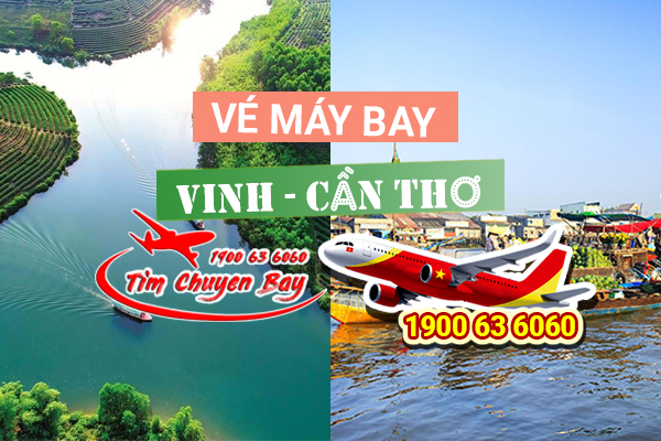 Vé máy bay Vinh đi Cần Thơ