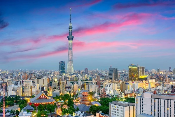 Tokyo là thủ đô của Nhật Bản
