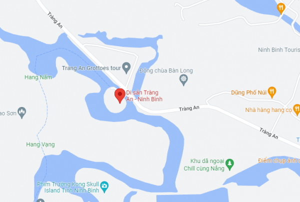 Địa danh Tràng An trên bản đồ