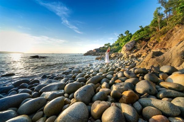 Bãi đá có hình thù rất đặc biệt tại Ghềnh Ráng