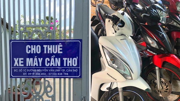 Xe máy là phương tiện di chuyển phổ biến ở Cần Thơ