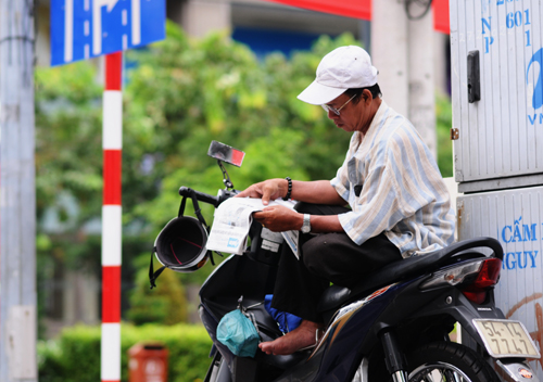Xe ôm truyền thống ở Sài Gòn