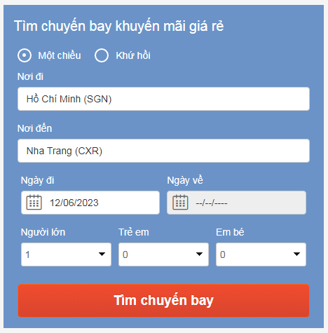Nhập thông tin bắt buộc