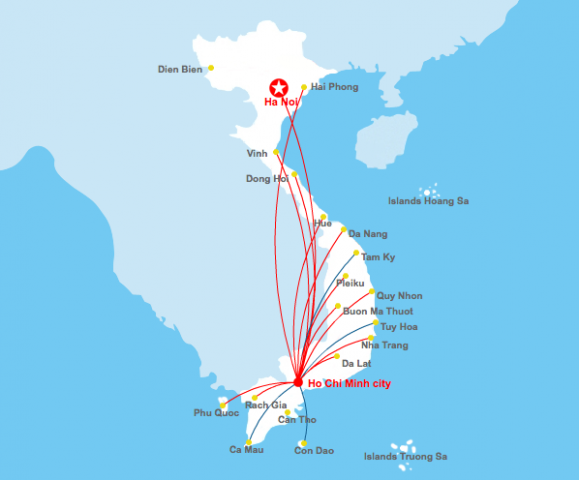 Lịch bay Vietnam Airlines