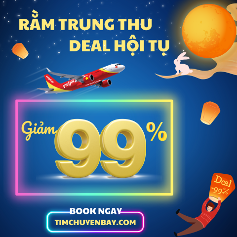 Vietjet khuyến mãi VUI HỘI TRĂNG RẰM