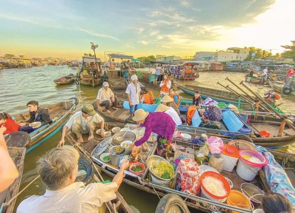 Tham quan chợ nổi Cái Răng - Nét đẹp đặc trưng của miền Tây sông nước