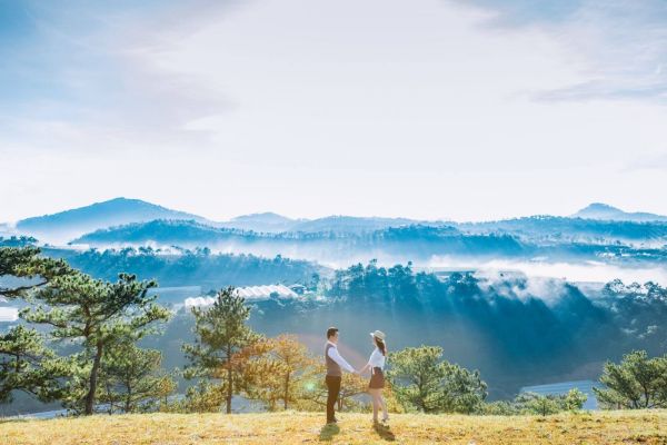 Ngắm nhìn nét đẹp bình yên trong lòng phố núi