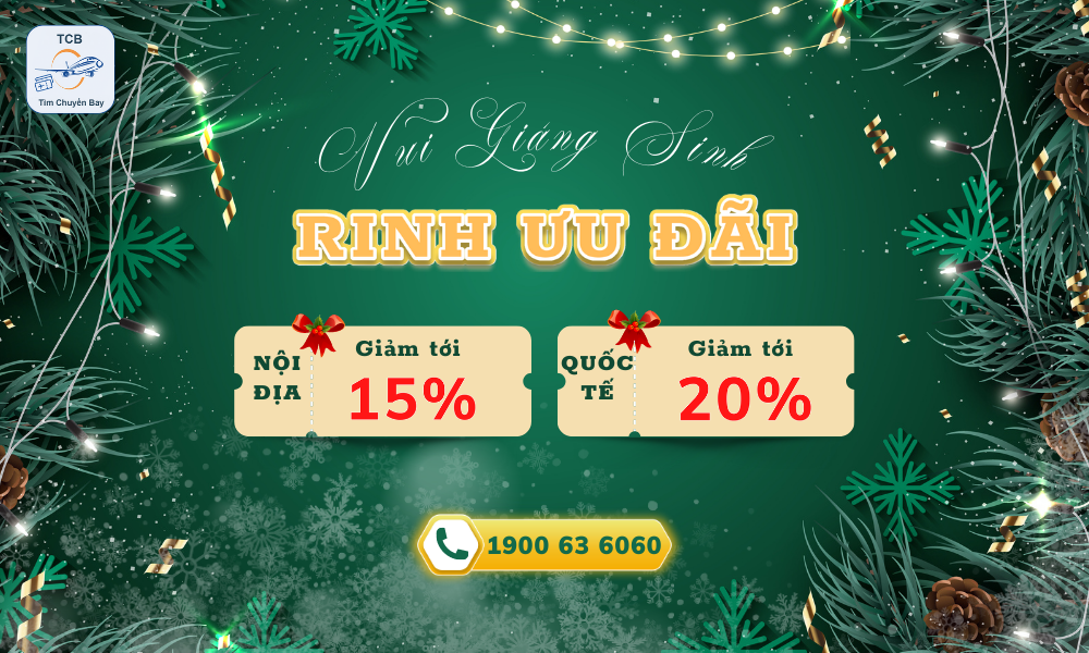 Ưu đãi Giáng sinh từ Bamboo Airways