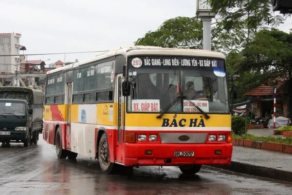 Tuyến xe bus 203 đến Bắc Giang