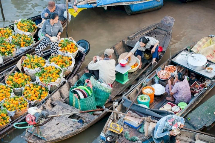 Check-in chợ nổi Cái Răng