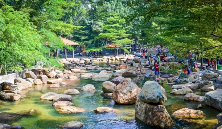 Thư giãn giữa không gian trong lành tại khu du lịch Thuỷ Châu
