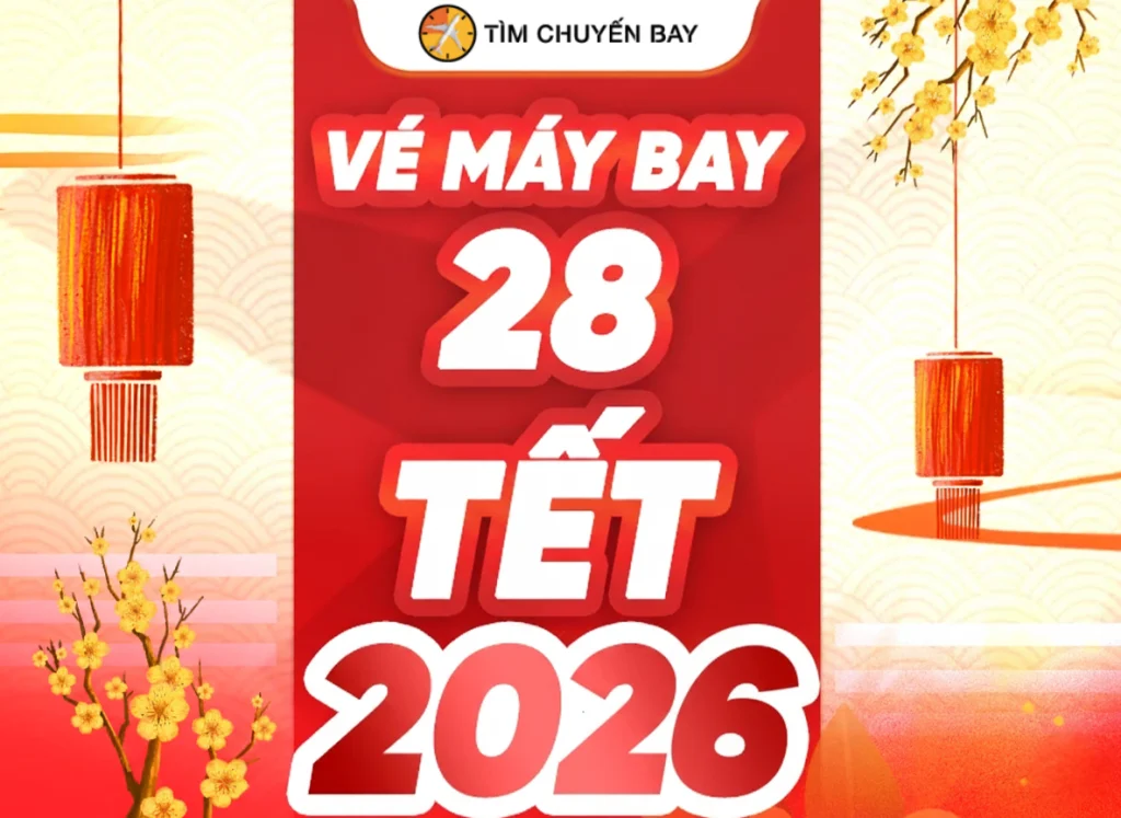 Tham khảo giá vé máy bay ngày 28 Tết của các hãng hàng không 