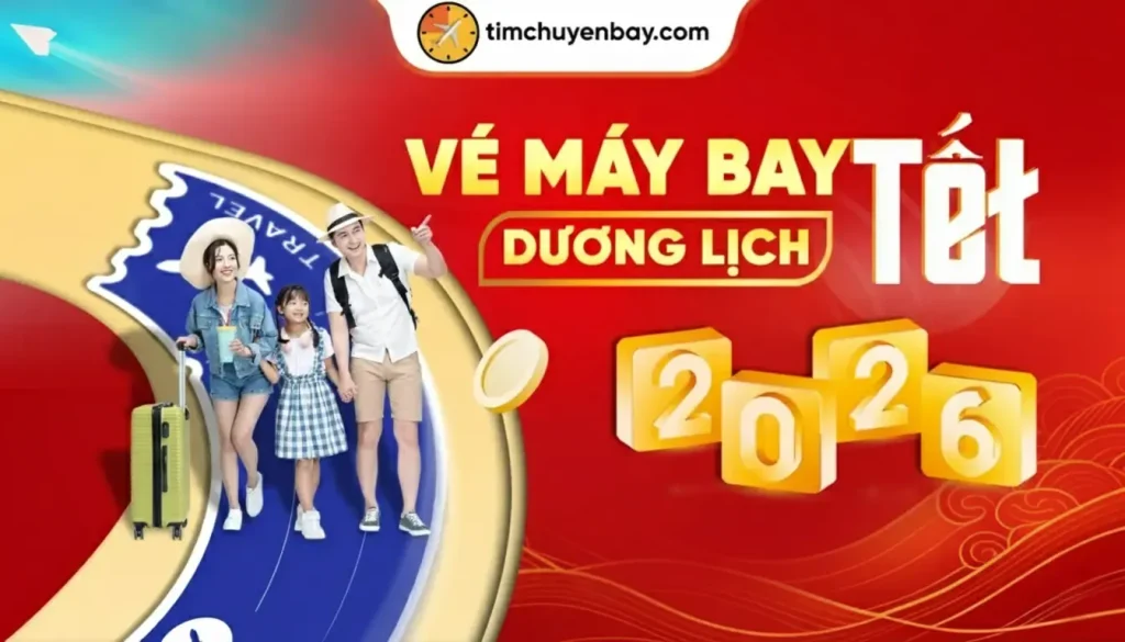 Vé máy bay Tết Dương Lịch 2026 bao nhiêu tiền?