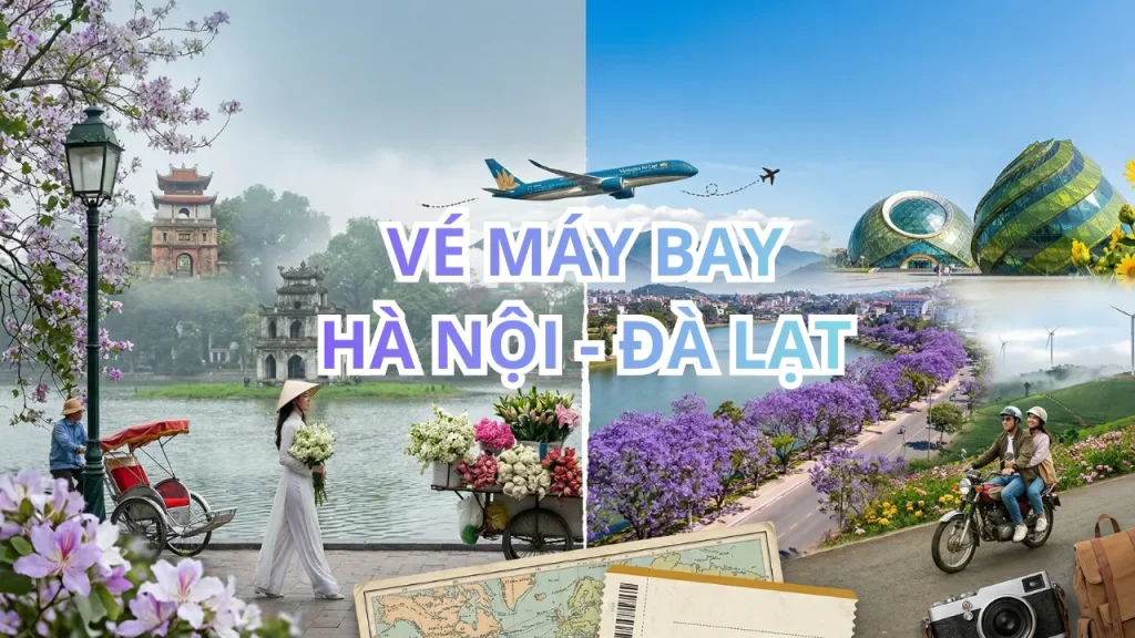 Vé máy bay Hà Nội - Đà Lạt