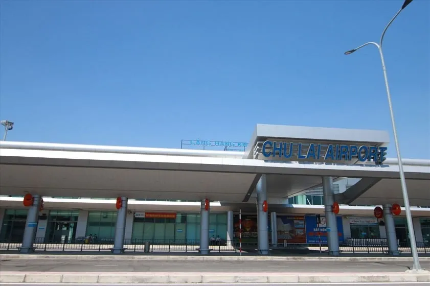 Nhà ga sân bay Chu Lai Quảng Nam phục vụ các chuyến bay nội địa