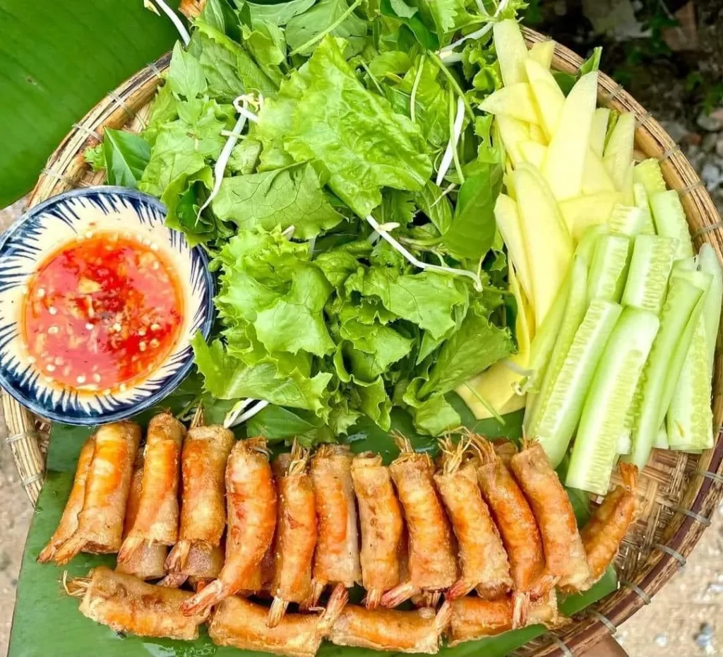 Chả ram tôm đất Quy Nhơn